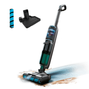Aspirator vertical cu functie mop Cecotec FreeGo WashVacuum Spray, 250W, Autonomie 30minute, 2 rezervoare, Baza cu autocuratare