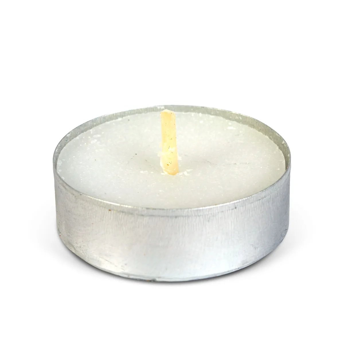 Set 20 Lumanari Tip Pastila Tealight Albe, Ø37 mm, Fara Parfum