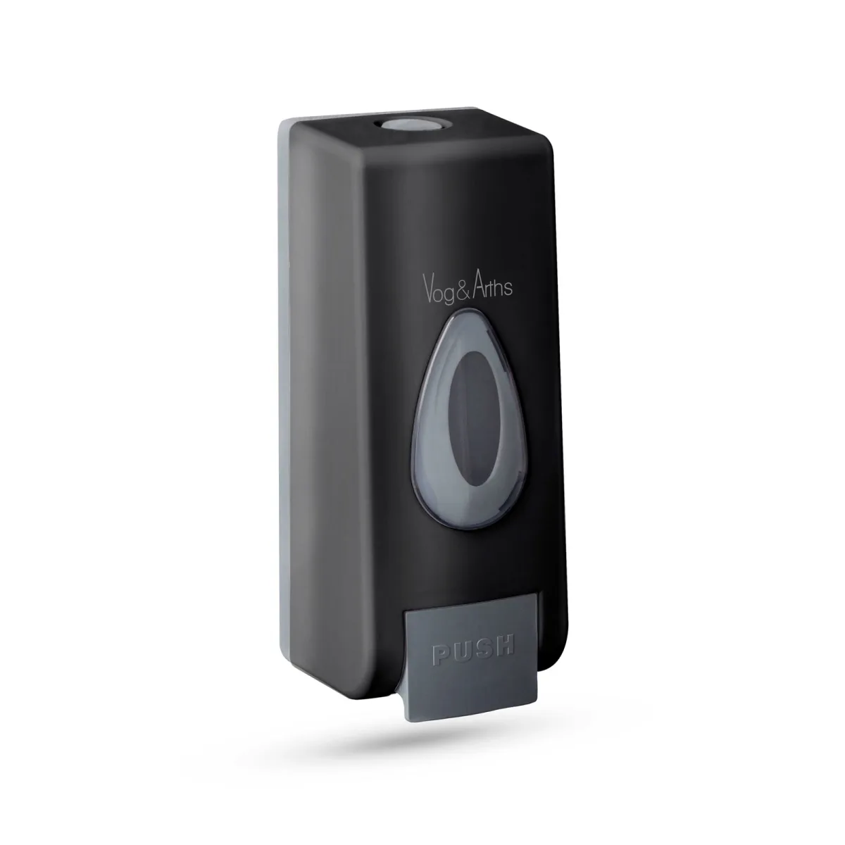 Dozator de săpun cu pompă manuală - 350 ml - perete negru - imagine 4