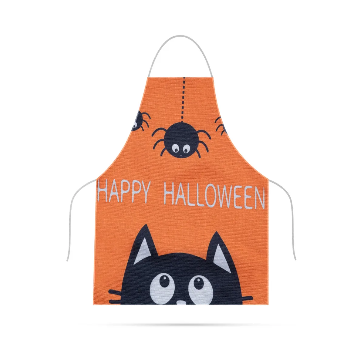 Sort bucatarie copii panza impermeabila Halloween 44x35 cm,  reglabil gat si spate