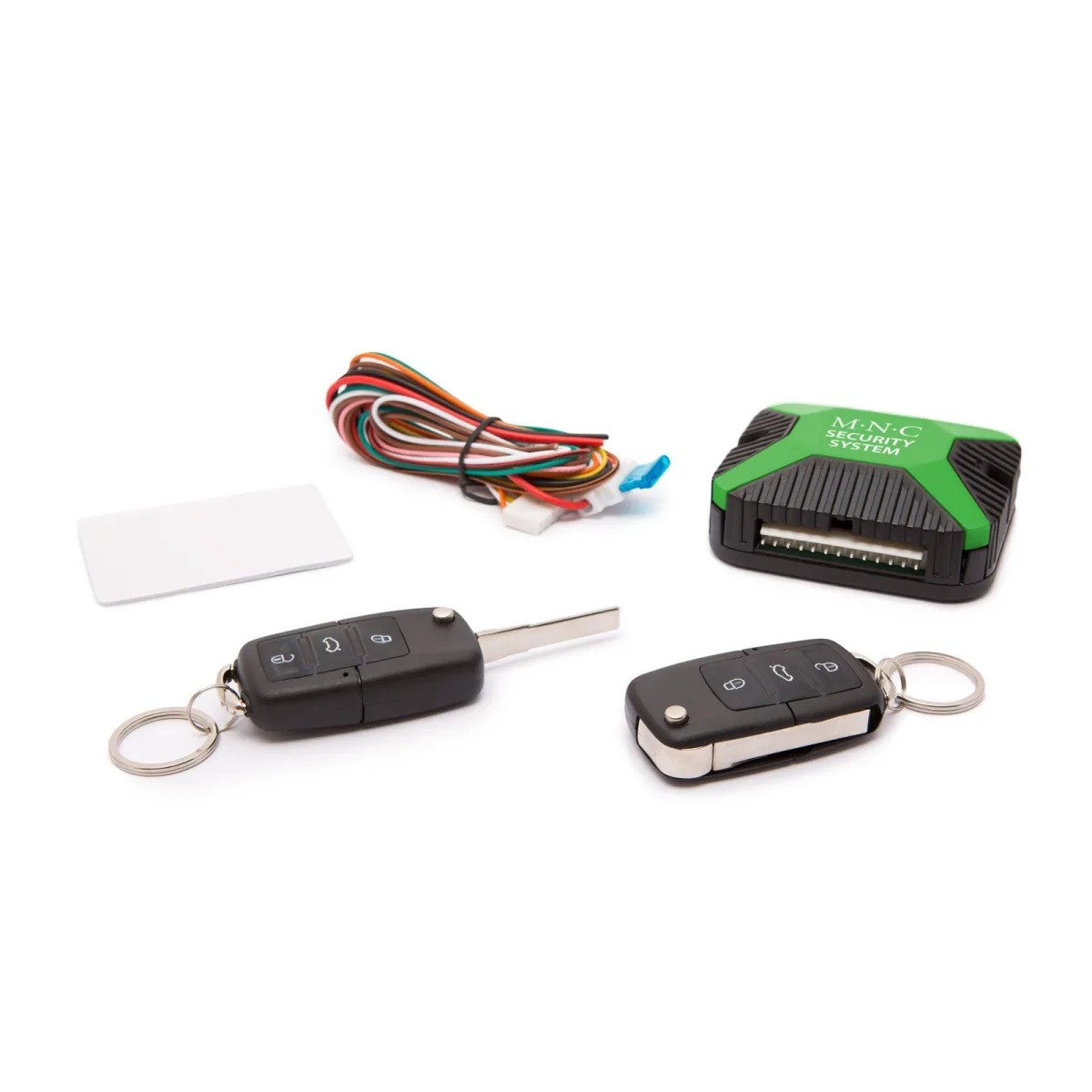 Kit inchidere centralizata auto cu telecomanda tip briceag, 12V, 2 chei, raza 20-30m