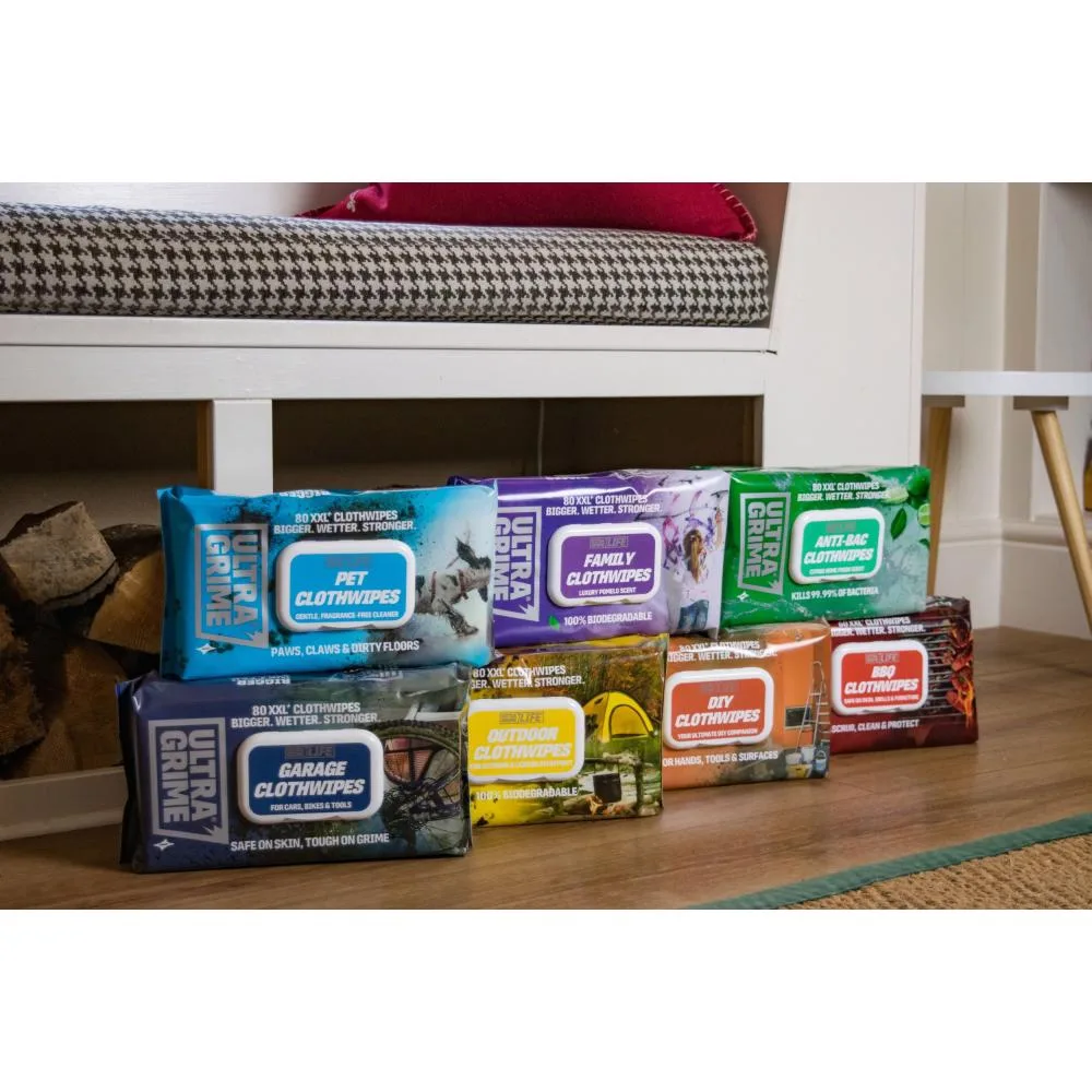 Servetele umede UltraGrime Pet Clothwipes, 38 cm x 25 cm, 80 de bucati - imagine 3