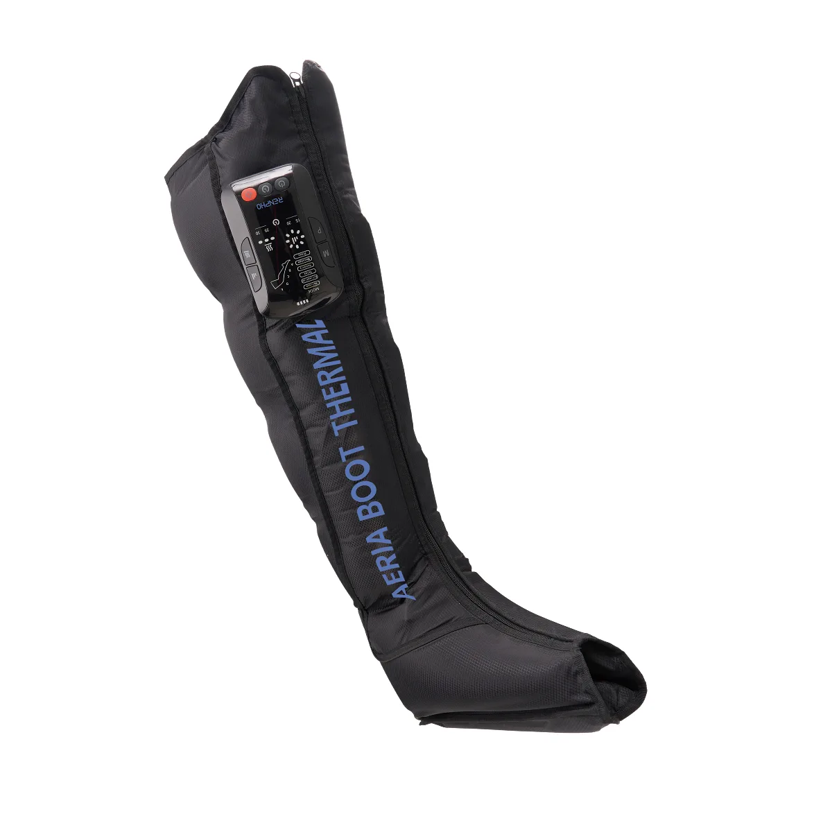 Aparat de masaj pentru picioare RENPHO Aeria Boot Thermal R-WML01, compresie aer 360 , incalzire, acumulator reincarcabil, 8 moduri, 8 intensitati, negru