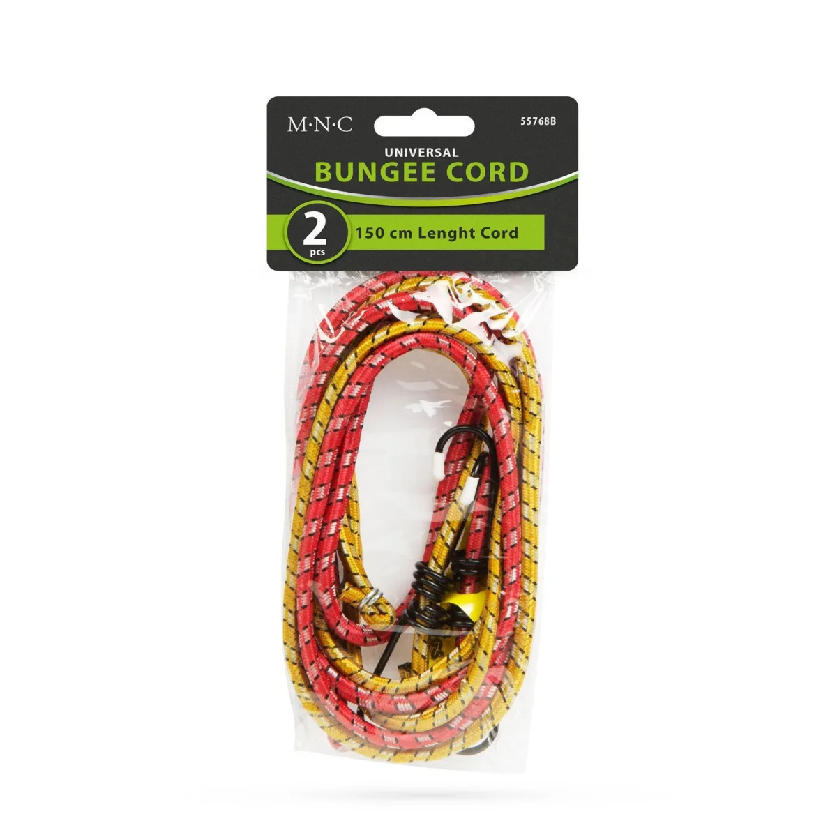 Set chingi elastice cu carlige metalice, 2x150 cm, 6 mm, fixare bagaje, 6 kg - imagine 4
