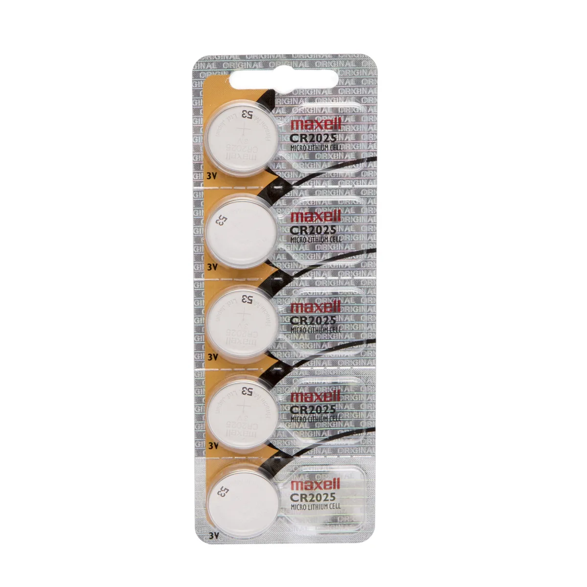 Baterii CR2025 3V litiu, blister 5 buc, baterie buton, pentru telecomanda/ ceas /electronice