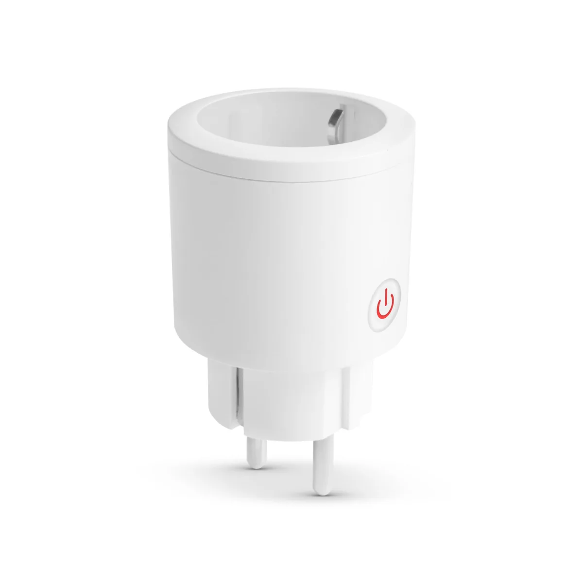Priza inteligenta WiFi cu contor consum, 16A, 3680W, Alexa Google Siri IFTTT, Tuya, priza slovaca, alb - imagine 3