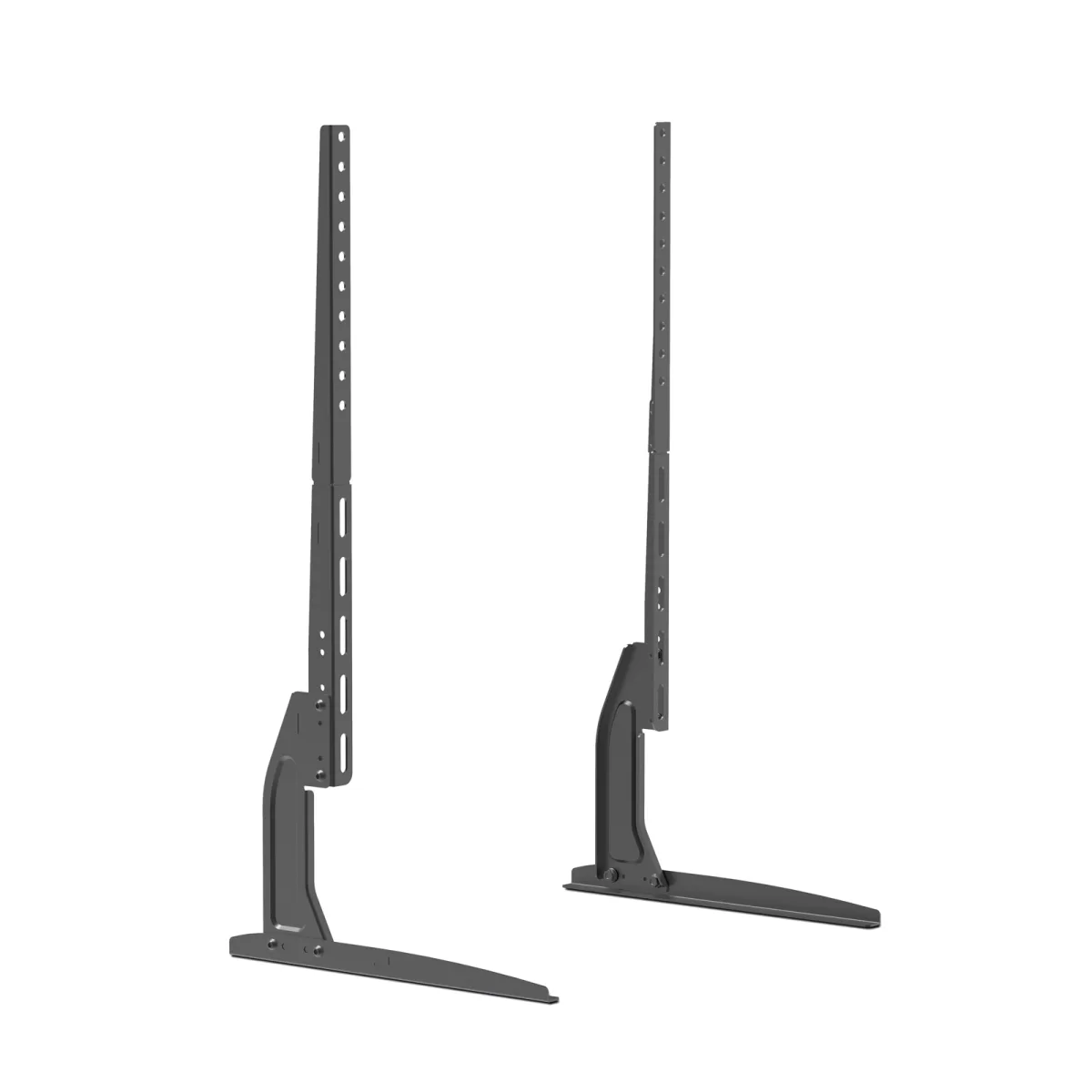 Suport TV universal VESA, 40-80 inch, max 50kg, reglabil, metal, baza stabila, negru
