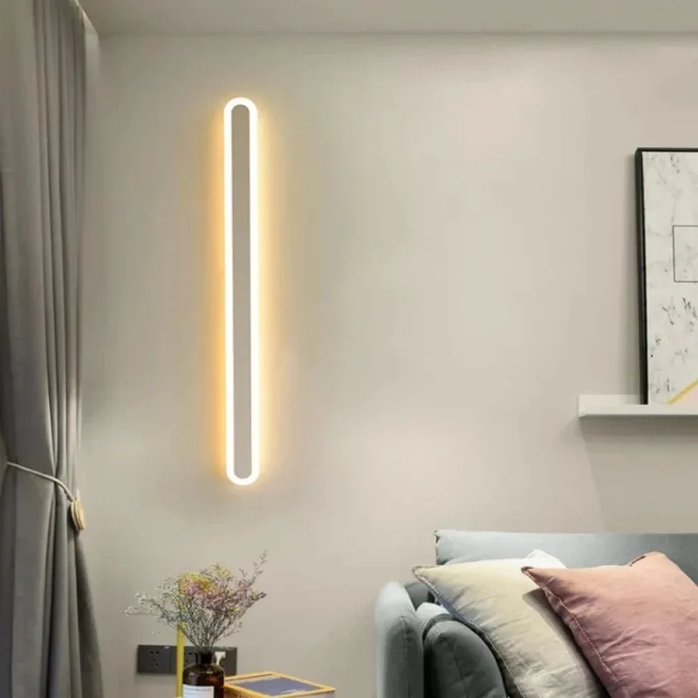 Aplica de perete LED Rovo 1356-60, 60CM, 24W, 3 setari de lumina, 3000K 4000K 6000K, Alb - imagine 5
