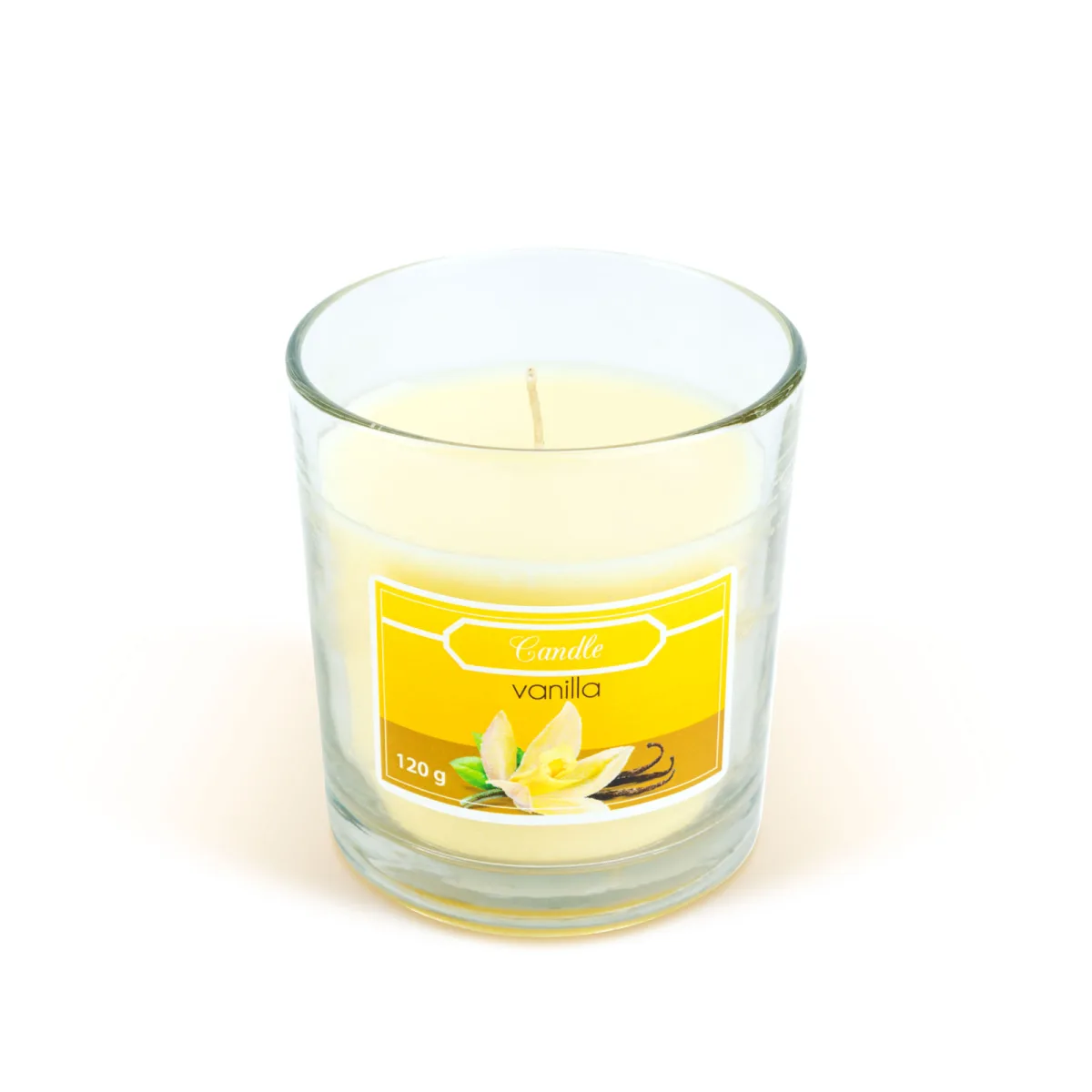 Lumanare parfumata, aroma vanilie, 120 g - imagine 3