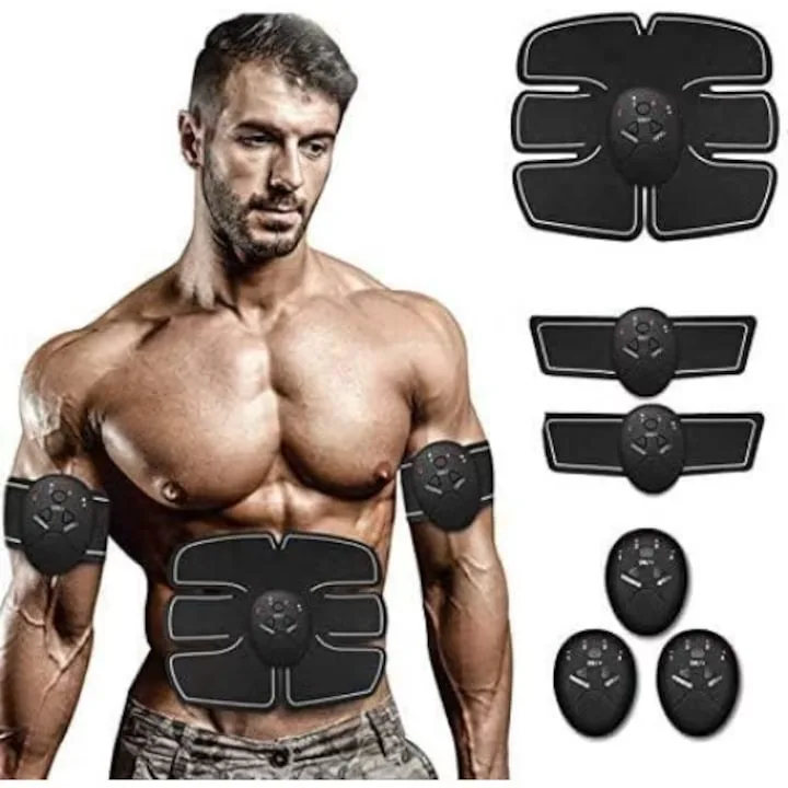 Aparat de tonifiere musculara Macvi®, negru - imagine 2