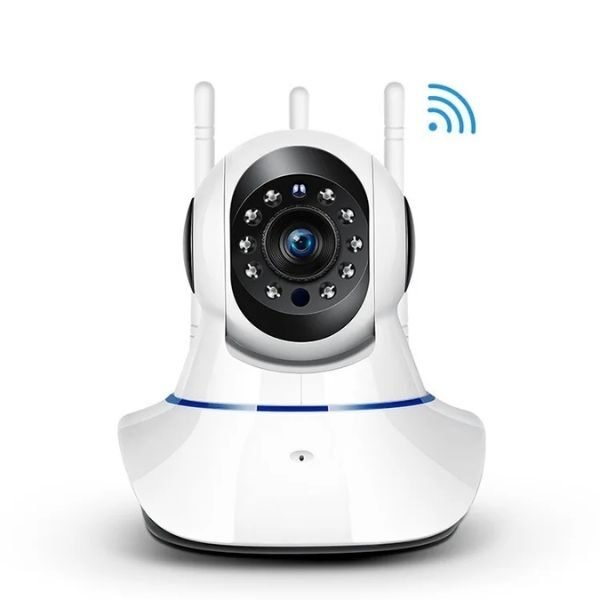 Baby Monitor Smart IP, Full HD, Senzori Miscare, Microfon si Difuzor, Rotire 360 Grade, Loop Recording, Alb