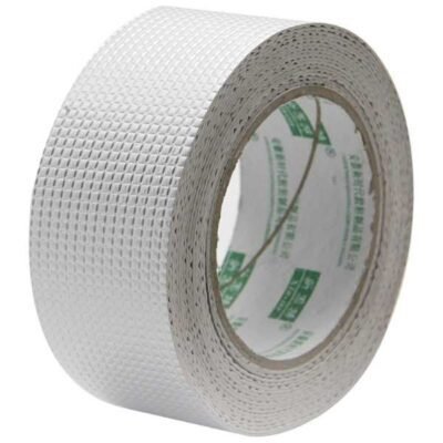 Banda Autoadeziva din Aluminiu, pentru Etansare si Izolare, Impermeabila, 48 mm x 22.5 m, 150 Microni, -10*C pana la +75*C, Argintiu