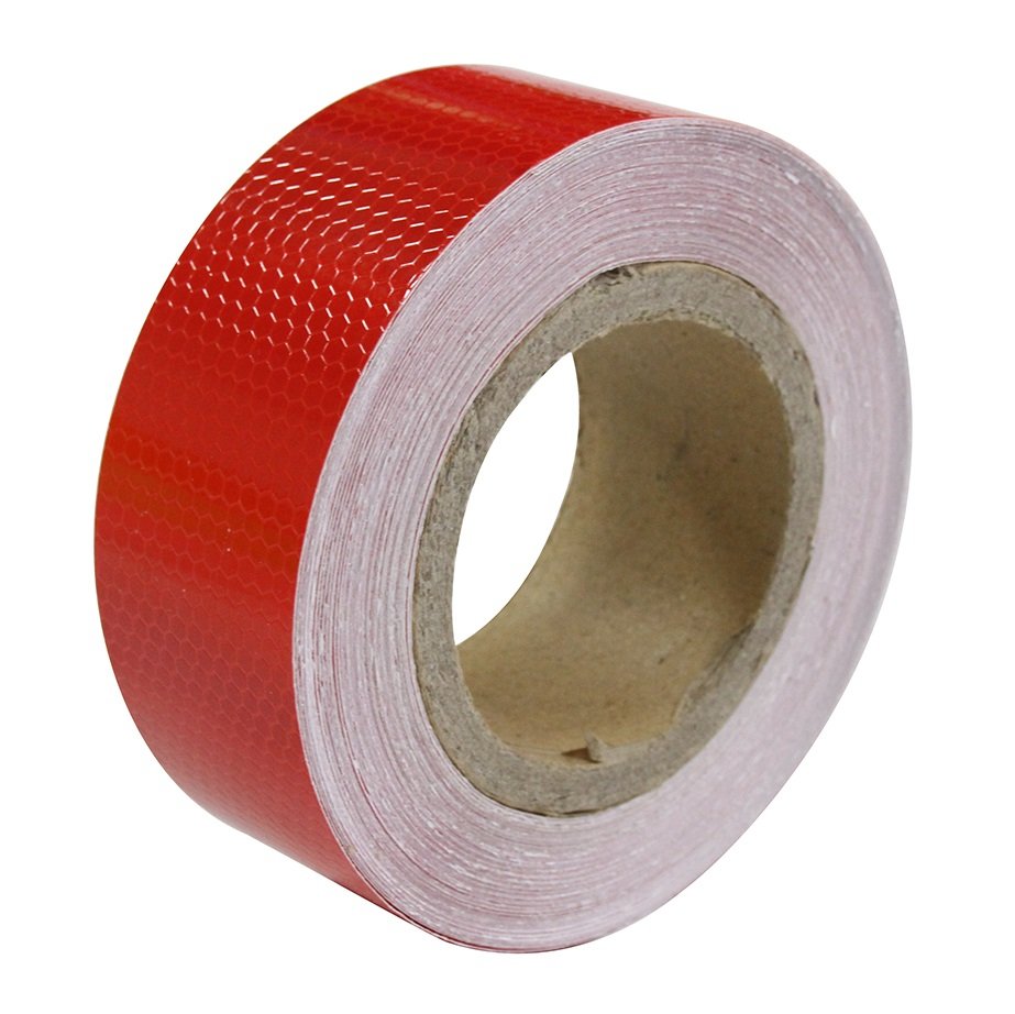 banda reflectorizanta adeziva tip fagure - rosie (rola 5cm x 25m) 1 Banda reflectorizanta adeziva tip fagure - ROSIE (rola 5cm x 25m)