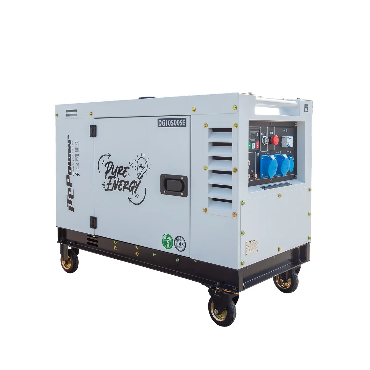 Generator diesel monofazat ITC Power DG10500SE, 8,5 kW, controller DC30, insonorizat - imagine 8