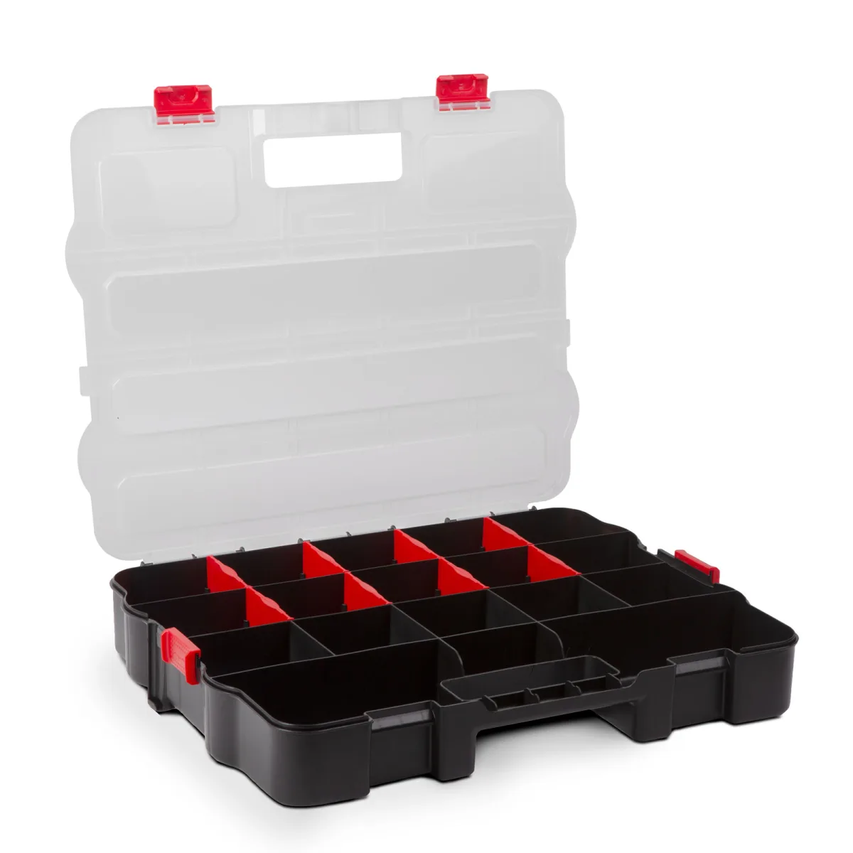 Cutie Organizatoare Stivuibila pentru Suruburi si Accesorii, 9-18 Compartimente, 373x470x80 mm - imagine 2