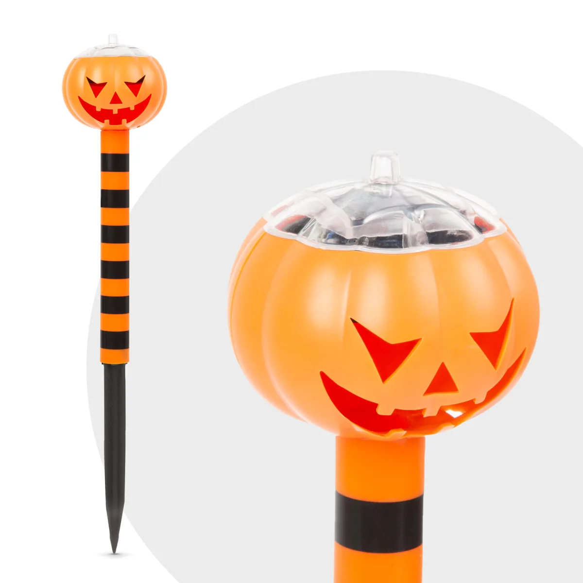 Lampa solara LED dovleac Halloween, lampa decorativa gradina cu LED - imagine 2