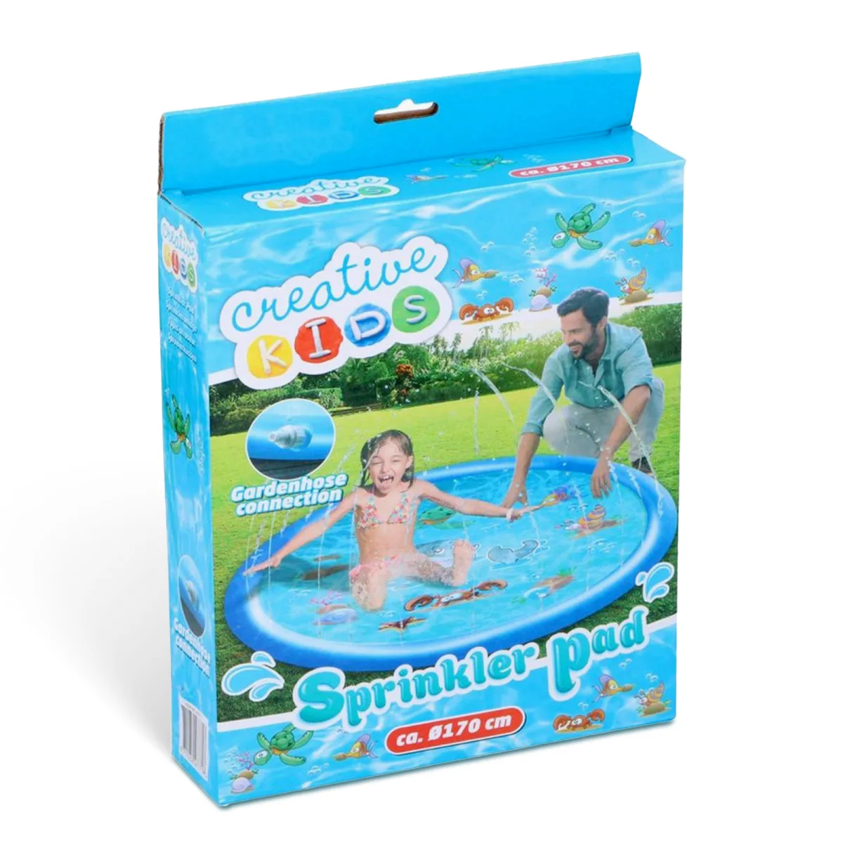 Fantana de apa pentru copii, 170 cm, albastra - imagine 4