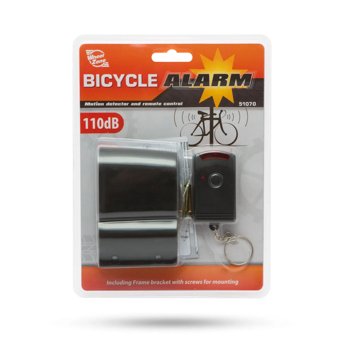 Alarma bicicleta cu telecomanda 110dB, antifurt, senzor miscare, sirena puternica - imagine 2