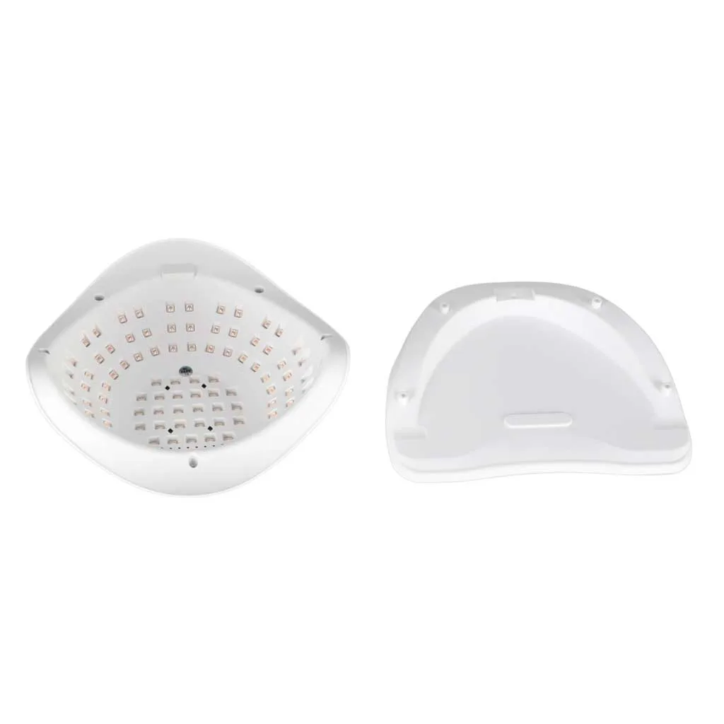 Lampa UV pentru unghii, model "SUN X26 MAX", pentru manichiura, unghii hibride și unghii cu gel, 81 de LED-uri. 380 W, culoare Alba, pentru uz personal sau profesional - imagine 8