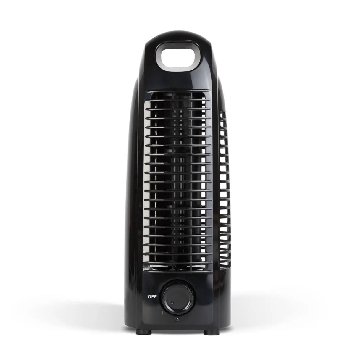 Ventilator birou mini Opus 2, ventilator de masa compact 220V, ventilator mic birou negru - imagine 2