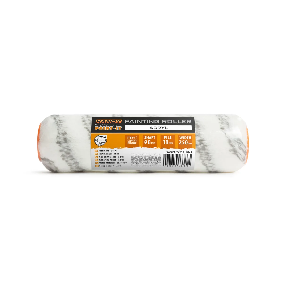 Rola vopsit acril, 250 mm, pentru pereti si tavane, rola lavabila pentru vopsea acrilica pe baza de apa - imagine 2