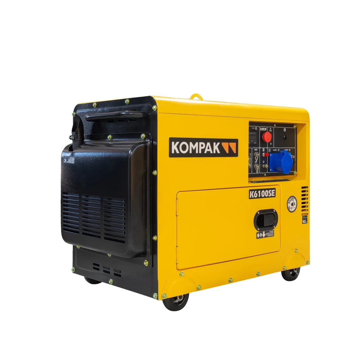 Generator diesel monofazat KOMPAK K6100SE, 5.3 kW, 230 V, insonorizat - imagine 4