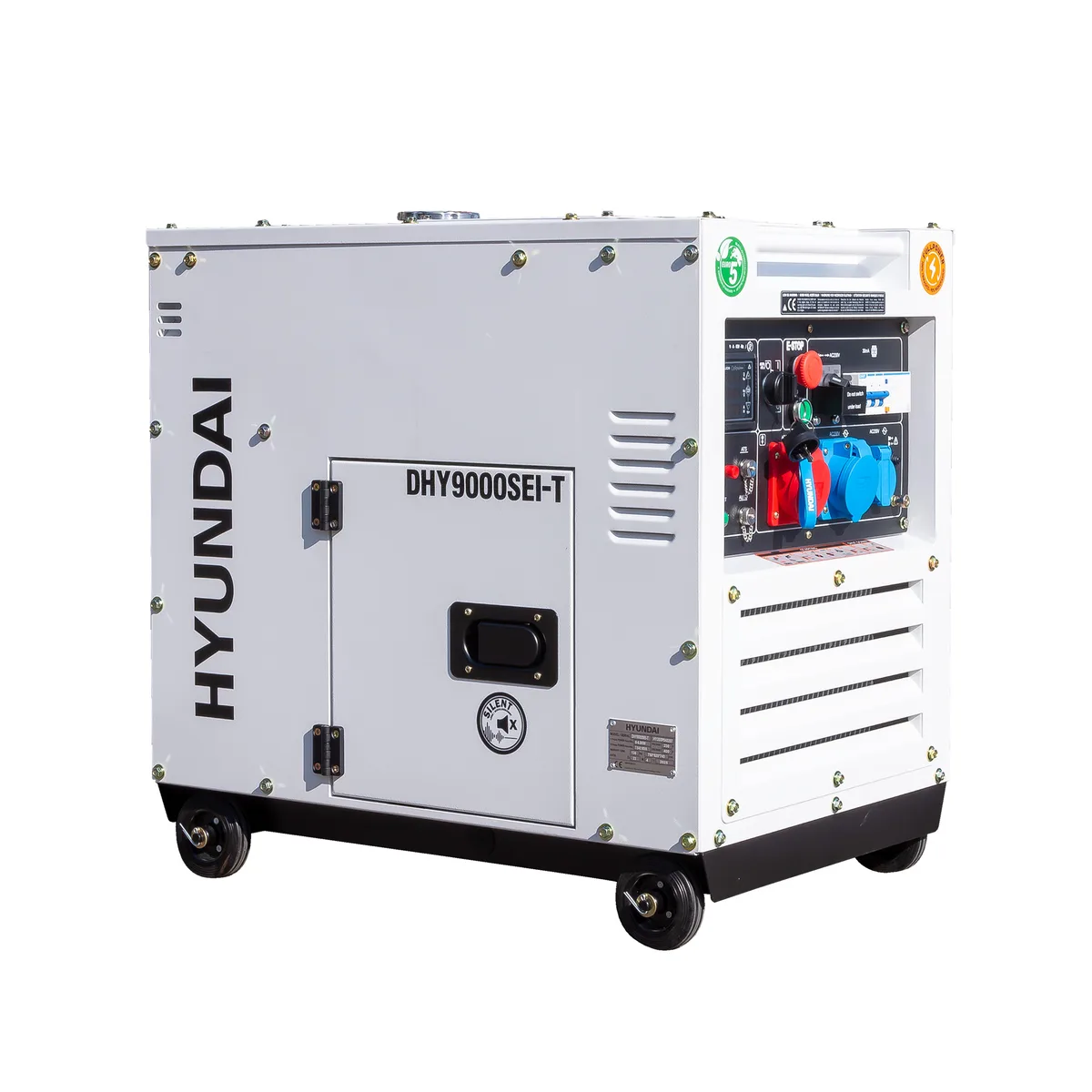 Generator de curent inverter trifazat Hyundai DHY9000SEi-T cu motor diesel, 8.1kVA - imagine 2
