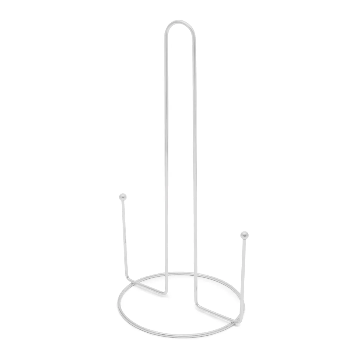 Suport rola hartie bucatarie, inox, 33 cm, stabil, design elegant