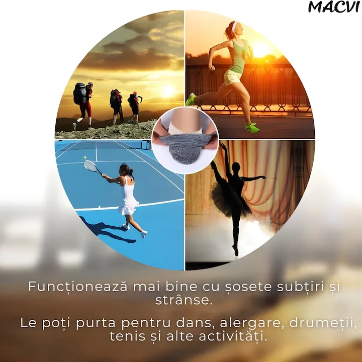 Protectii Gel pentru Degete si Antepicior, MACVI, Set 1 Pereche, Silicon, Ameliorare Dureri Monturi si Fasciita Plantara - imagine 3