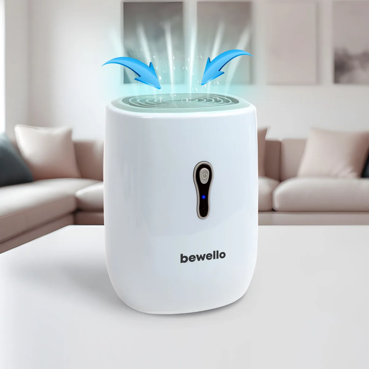 Dezumidificator electric 750 ml, 22.5W, silentios, auto oprire, rezervor apa, pentru mucegai si umiditate