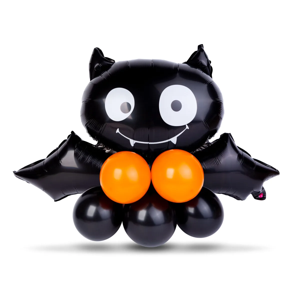 Set baloane Halloween liliac folie si latex, 10 buc, 90x65 cm, umplere aer sau heliu - imagine 3