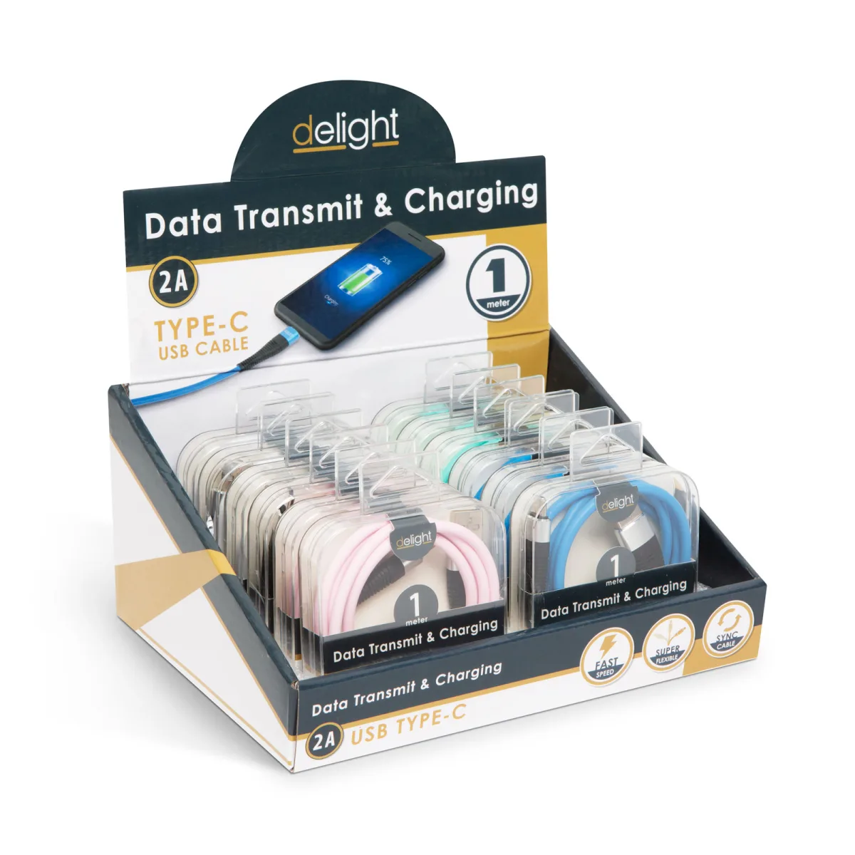 Cablu microUSB 1m silicon incarcare si transfer date 2A compatibil Android camere MP3 - imagine 7