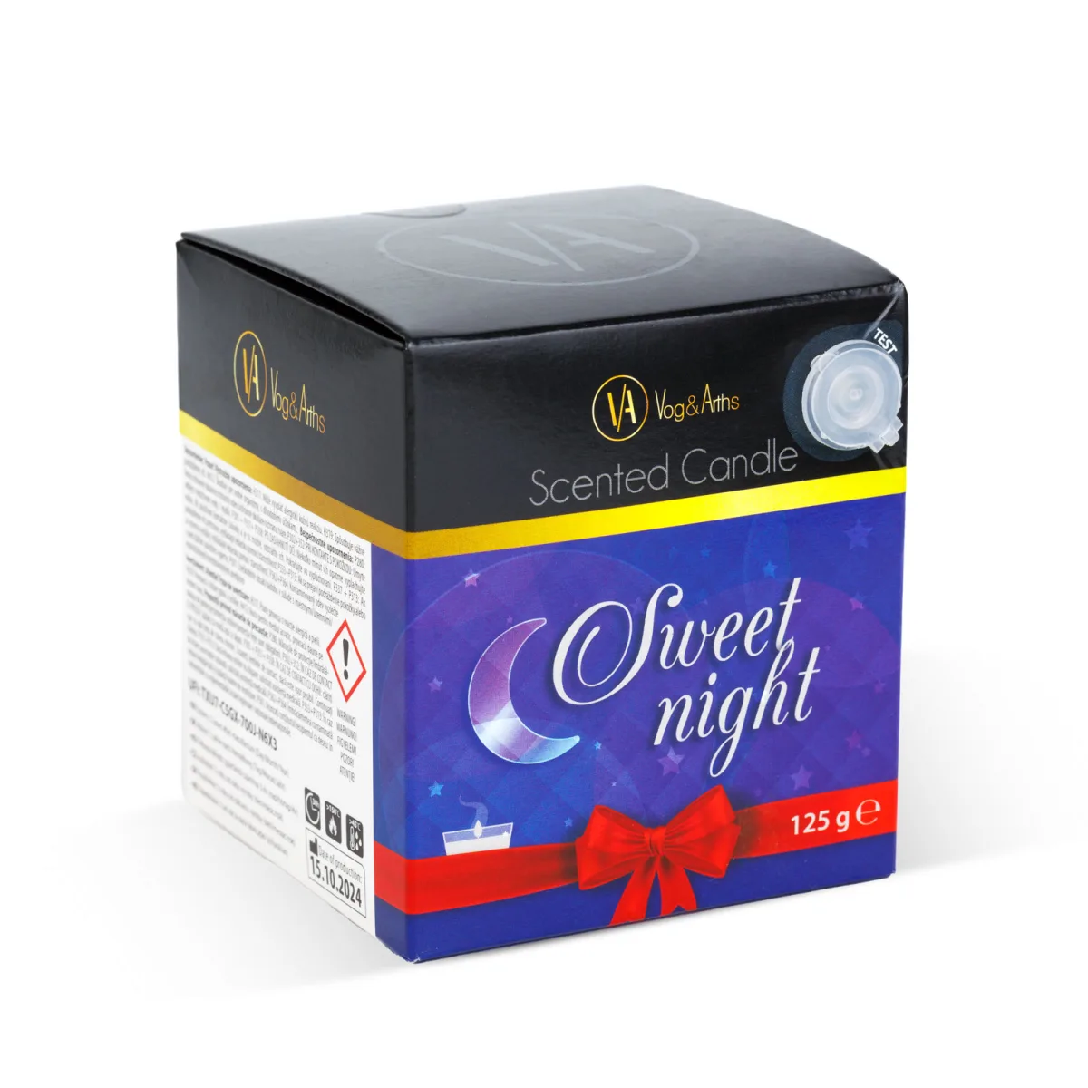 Lumanare parfumata, Sweet Night, 125 g, aroma lavanda, ceara aromata - imagine 3
