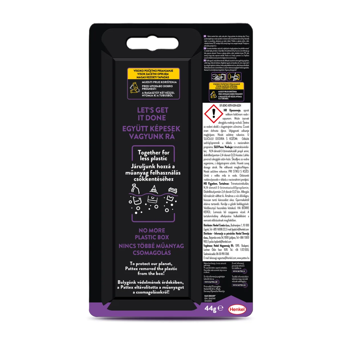 Adeziv lichid Pattex Fix Remove 44 g, lipici removabil transparent, adeziv universal puternic - imagine 2