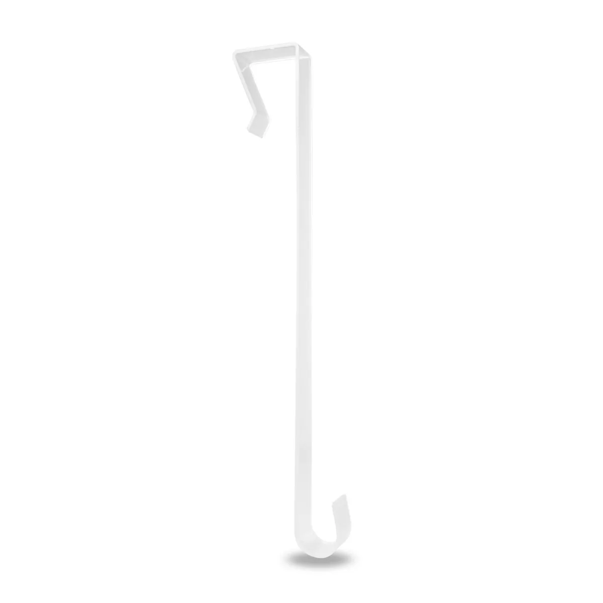 Suport decor usa, coronita Craciun, 35cm, plastic transparent - imagine 2