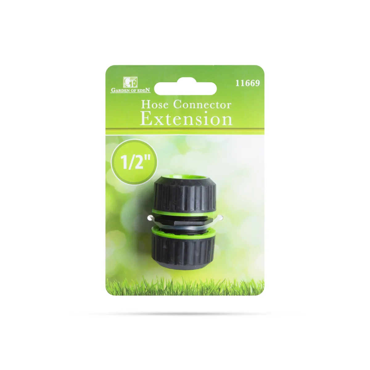 Conector furtun 1/2, imbinare rapida, fara scurgeri, cuplare furtun gradina, plastic, verde negru - imagine 2