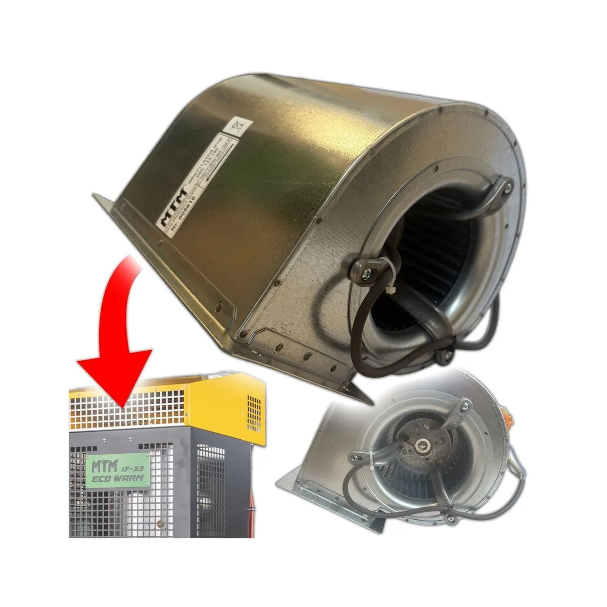 Ventilator radial ECO WARM DDL 133-190 PR00024, pentru incalzitoare 17-33 / 15-35 GT - imagine 7