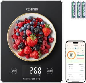 homepage recart 12 Cantar SMART Digital Nutritional de Bucatarie RENPHO R-T001 ,   Bluetooth, Calorii, Dieta si Fitness, compatibil Apple Health, Fitbit, Samsung Health