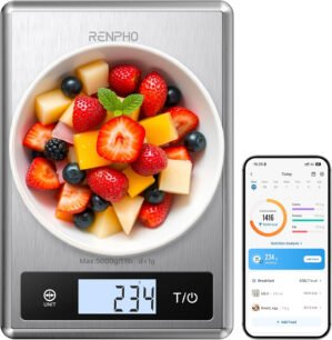 Cantar SMART Digital Nutritional de Bucatarie RENPHO Calibra 1 ,   Bluetooth, Calorii, Dieta si Fitness