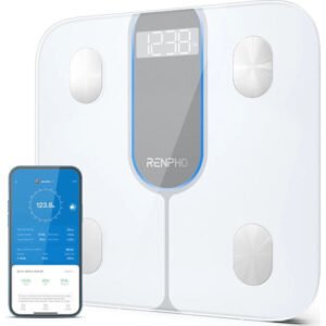 Cantar SMART Digital RENPHO A033 Body Composition, Wifi, Bluetooth, Greutate, BMI, Grasime Corporala, Muschi, Oase, Apple Health, Fitbit, Samsung Health