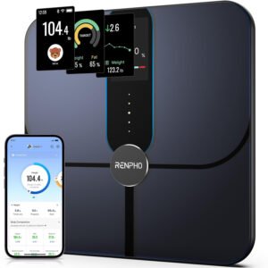 Cantar SMART Digital RENPHO R-A031 Body Composition, Wifi, Bluetooth, Greutate, BMI, Grasime Corporala, Muschi, Oase, Apple Health, Fitbit, Samsung Health