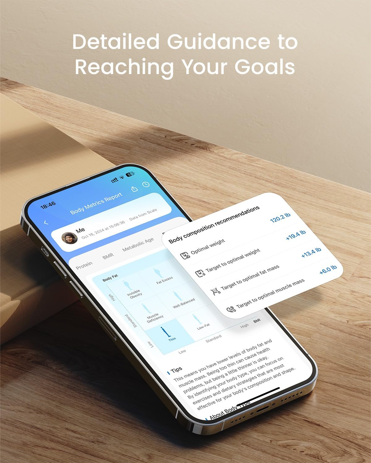 cantar smart digital renpho r-a031 body composition, wifi, bluetooth, greutate, bmi, grasime corporala, muschi, oase, apple health, fitbit, samsung health 3 Cantar SMART Digital RENPHO R-A031 Body Composition, Wifi, Bluetooth, Greutate, BMI, Grasime Corporala, Muschi, Oase, Apple Health, Fitbit, Samsung Health - imagine 3