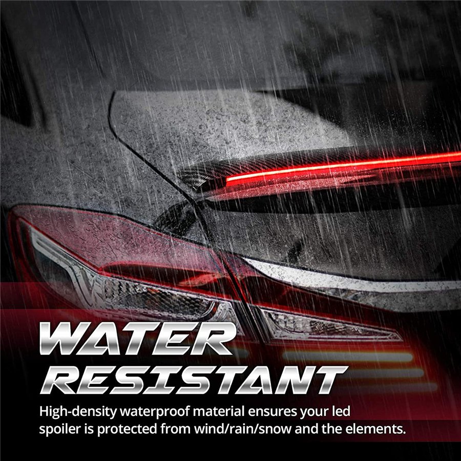 eleron auto cu lampa stop frana suplimentara pentru autoturisme, 12v, 120cm, carbon 13 Eleron auto cu lampa stop frana suplimentara pentru autoturisme, 12V, 120cm, Carbon - imagine 13