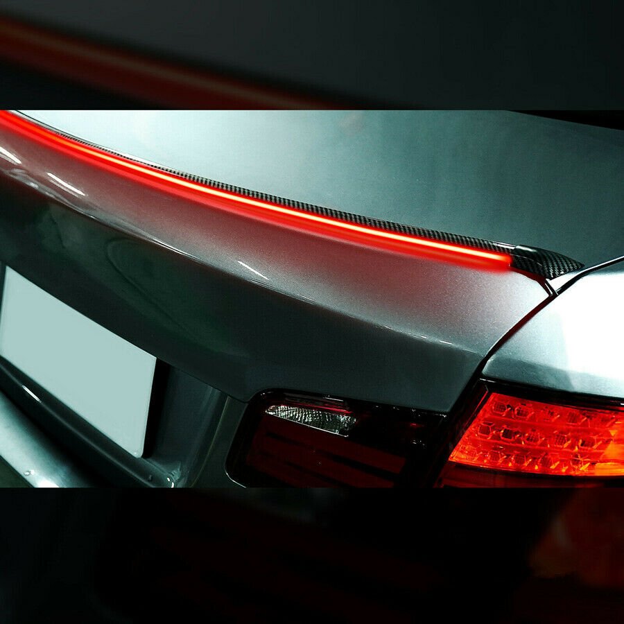 eleron auto cu lampa stop frana suplimentara pentru autoturisme, 12v, 120cm, carbon 6 Eleron auto cu lampa stop frana suplimentara pentru autoturisme, 12V, 120cm, Carbon - imagine 6