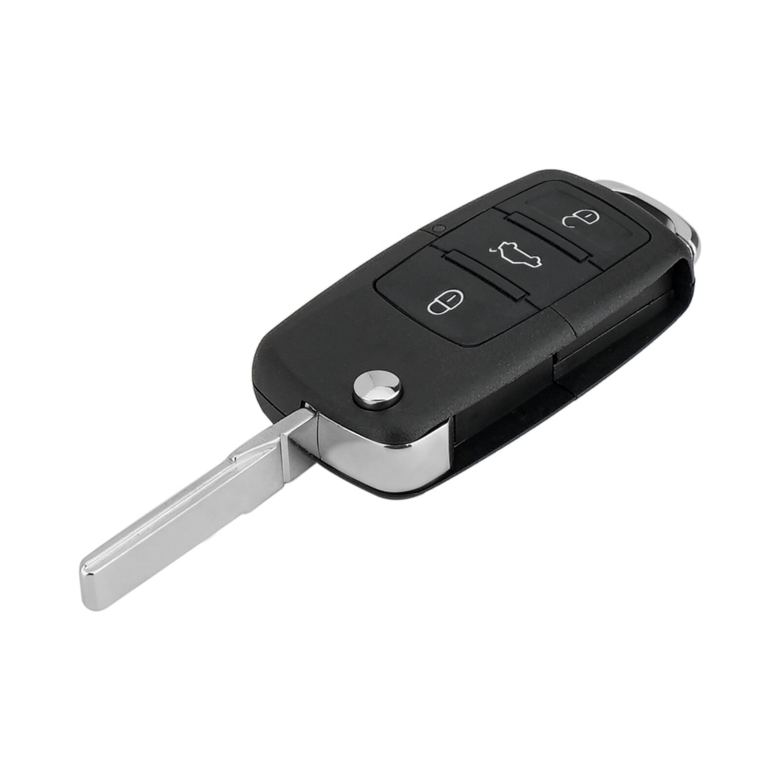 ​Carcasa Telecomanda Auto cu 3 butoane si lamela inclusa, compatibila Volkswagen, Skoda, Seat