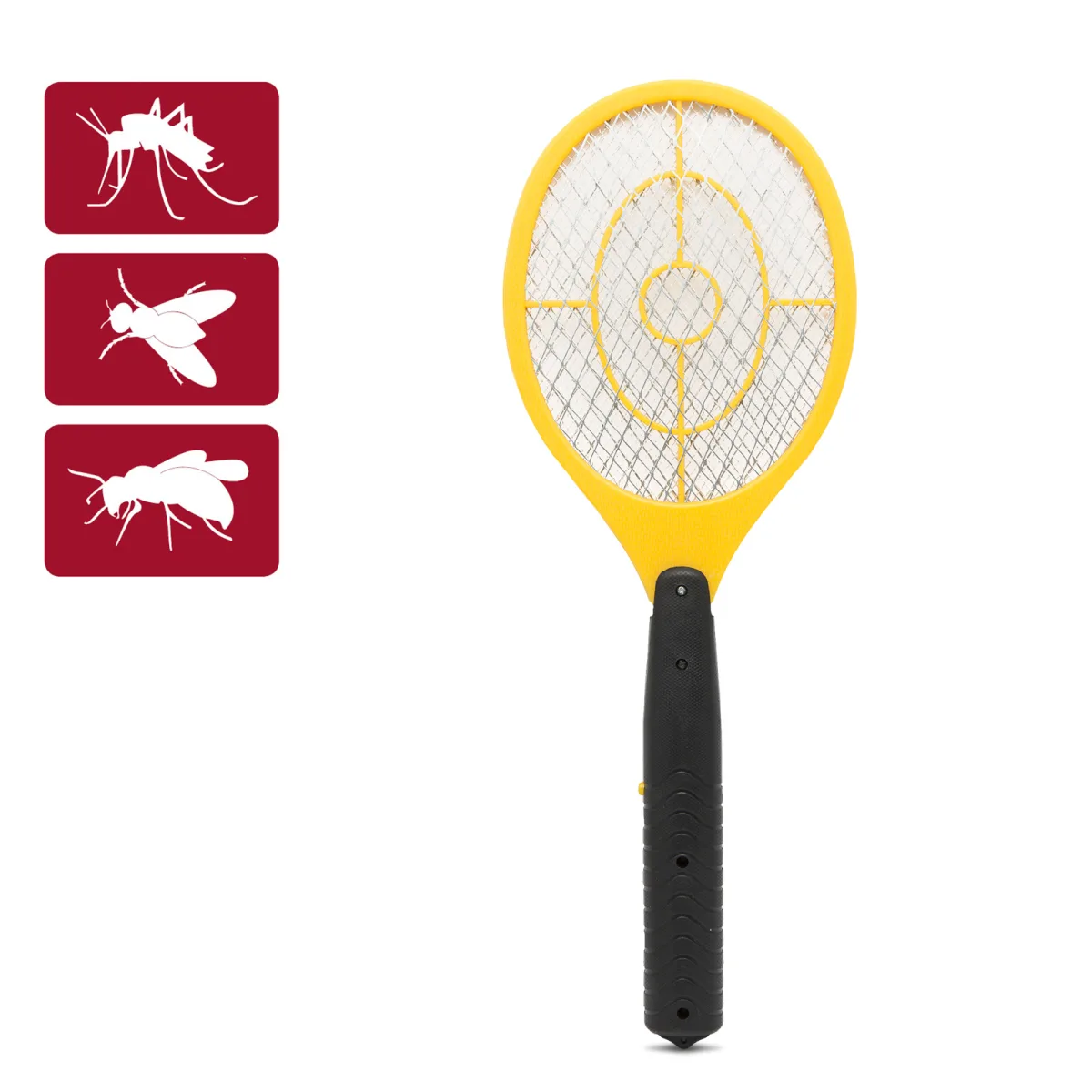 Paleta electrica anti insecte, aparat pentru muste si tantari pe baterii AA,