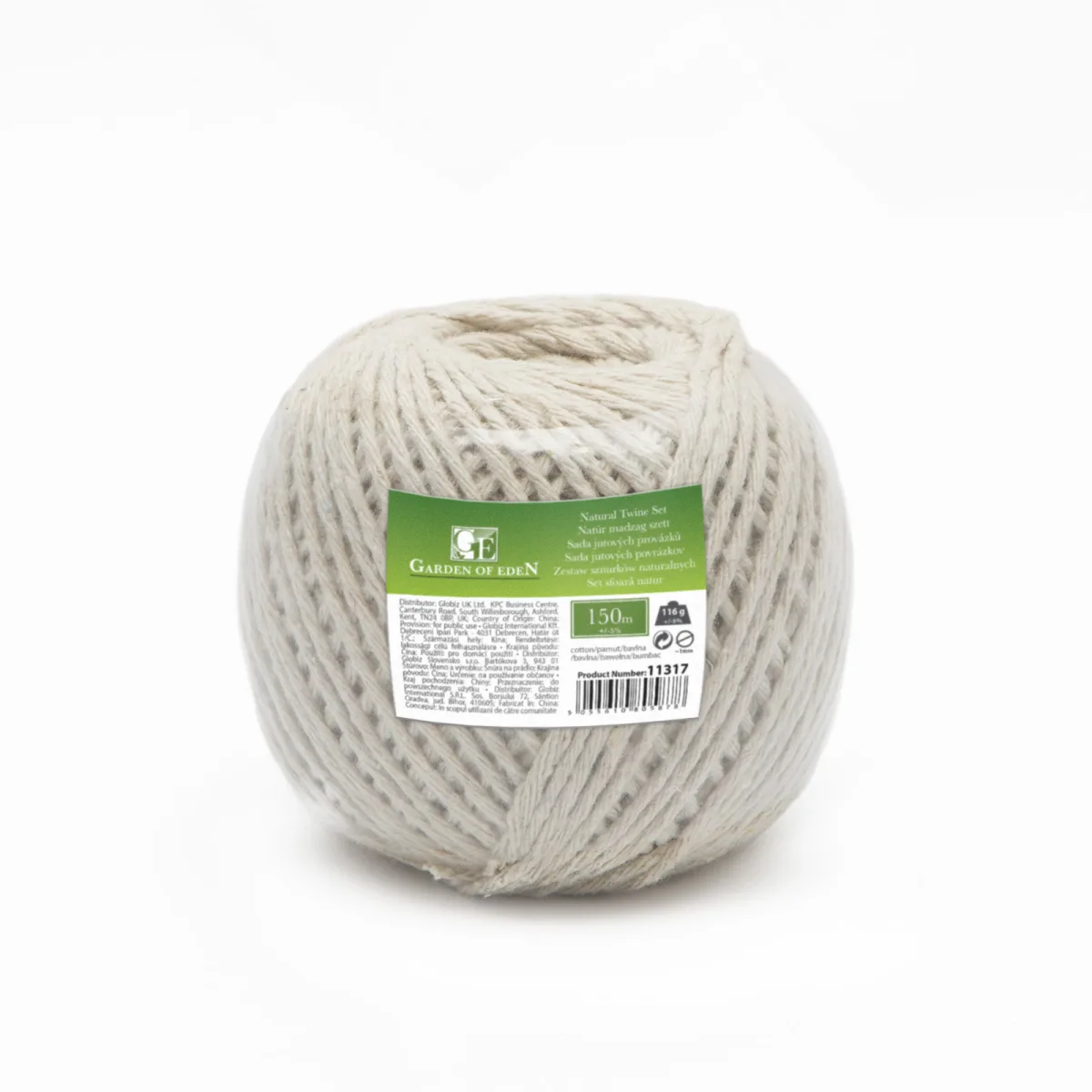 Sfoara naturala bumbac 150 m, sfoara legat plante si uz gospodaresc, fir rezistent 1 mm - imagine 3