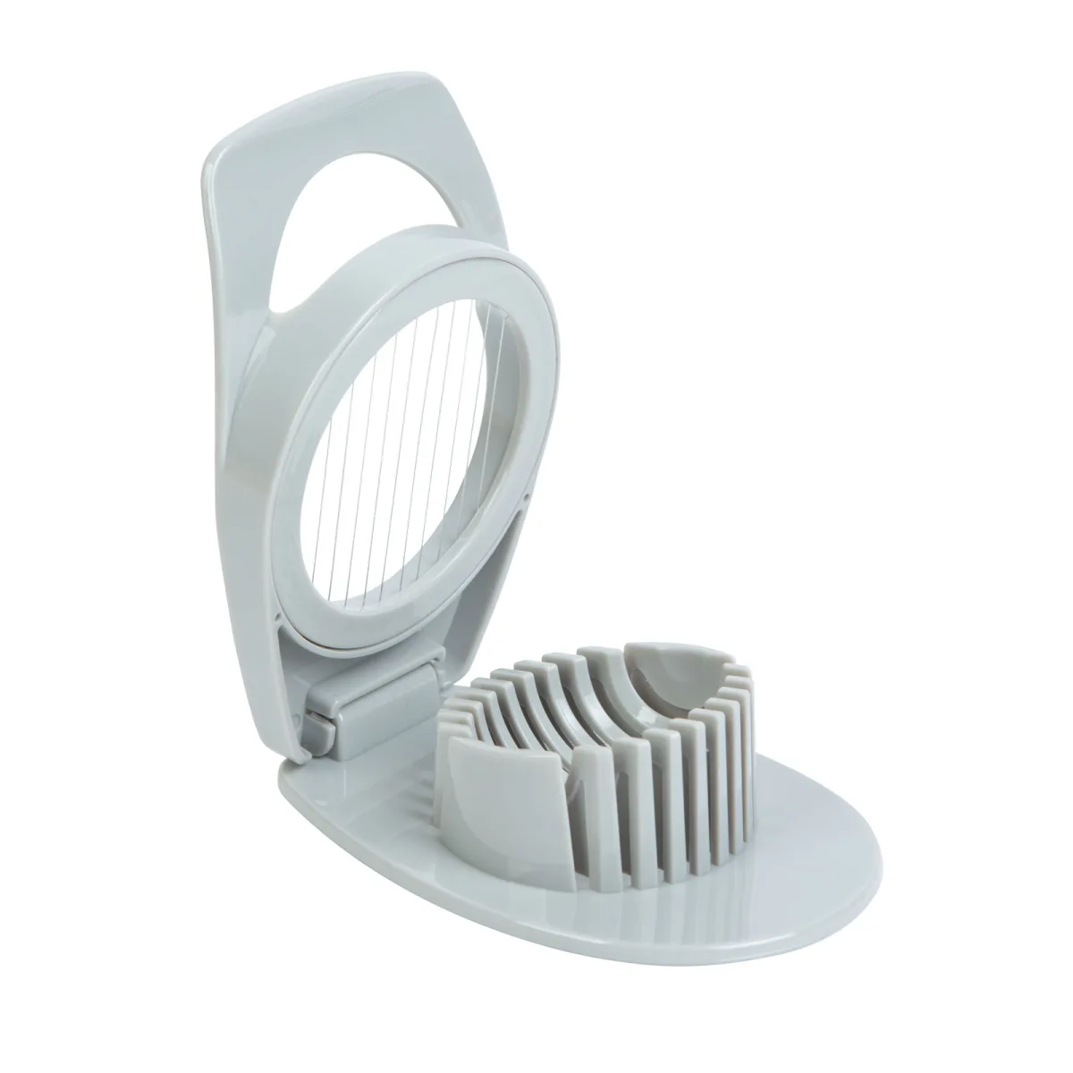 Feliator oua plastic, taiere uniforma, compact, sarma metalica, bucatarie - imagine 3