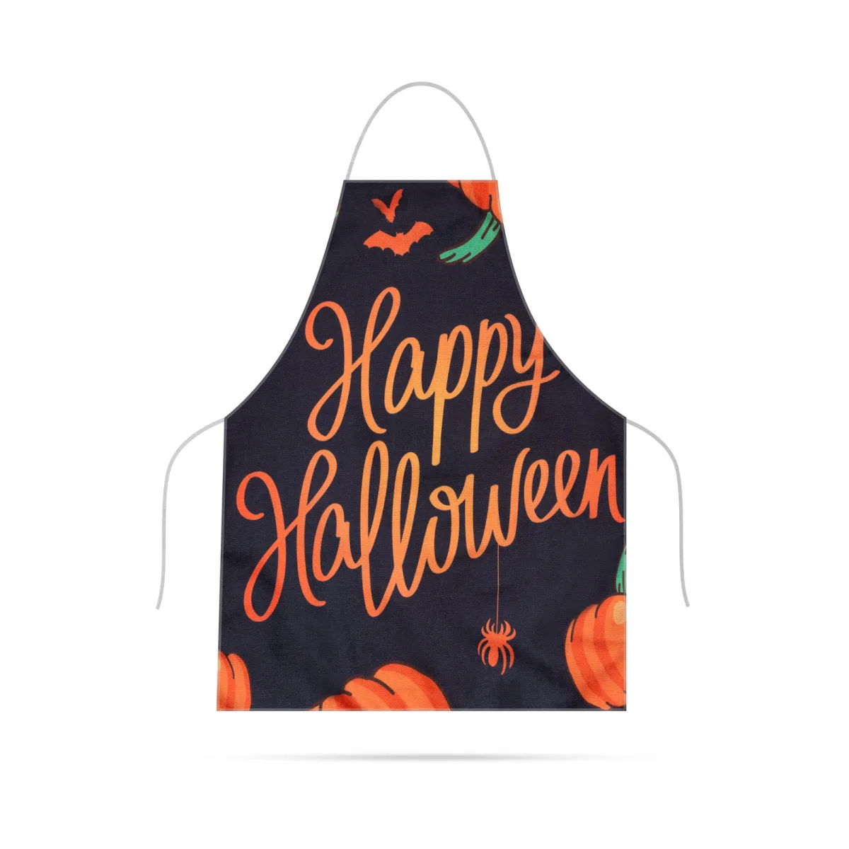 Sort bucatarie panza impermeabila Halloween 68x54 cm, reglabil la gat si spate