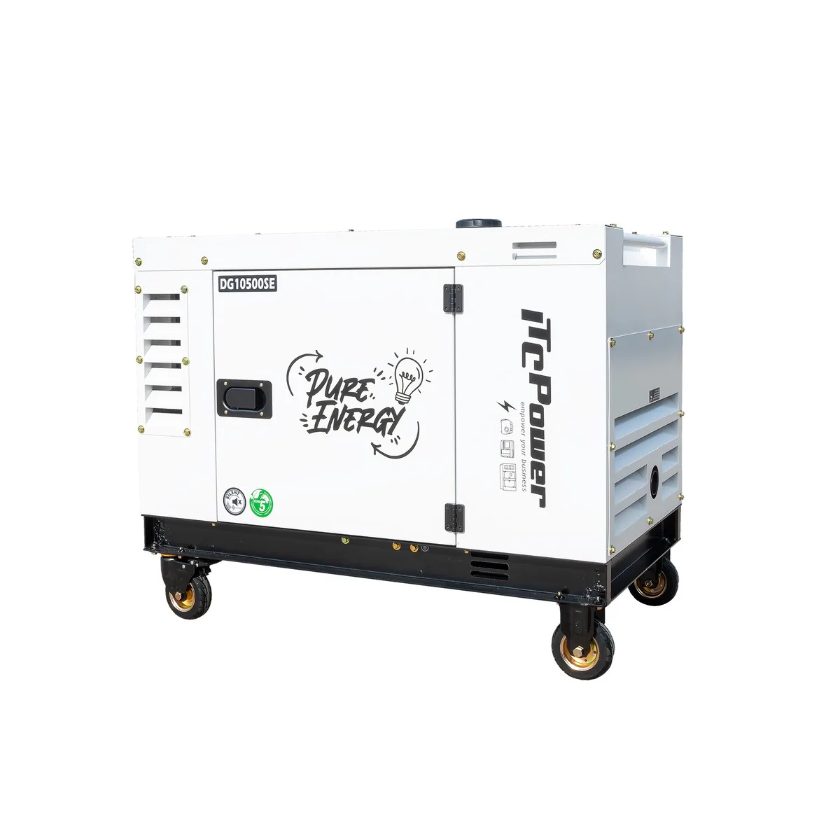 Generator diesel monofazat ITC Power DG10500SE, 8,5 kW, controller DC30, insonorizat - imagine 16